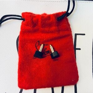 Louboutin Black Heel Taps